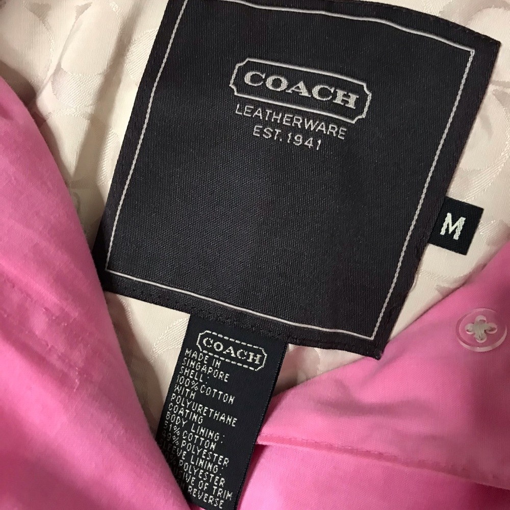 Coach coated canvas driving coat - Picture 6 of 10